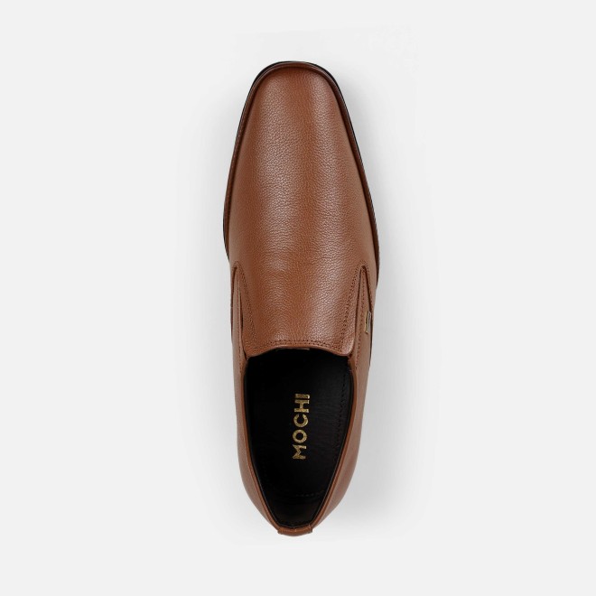 Mochi Men Tan Formal Moccasin (SKU: 19-601-23-40)