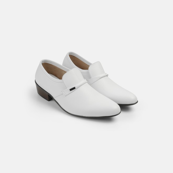 Mochi Men White Formal Moccasin (SKU: 19-6127-16-39)