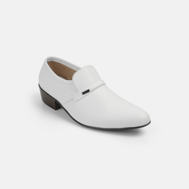 Mochi Men White Formal Moccasin (SKU: 19-6127-16-39)