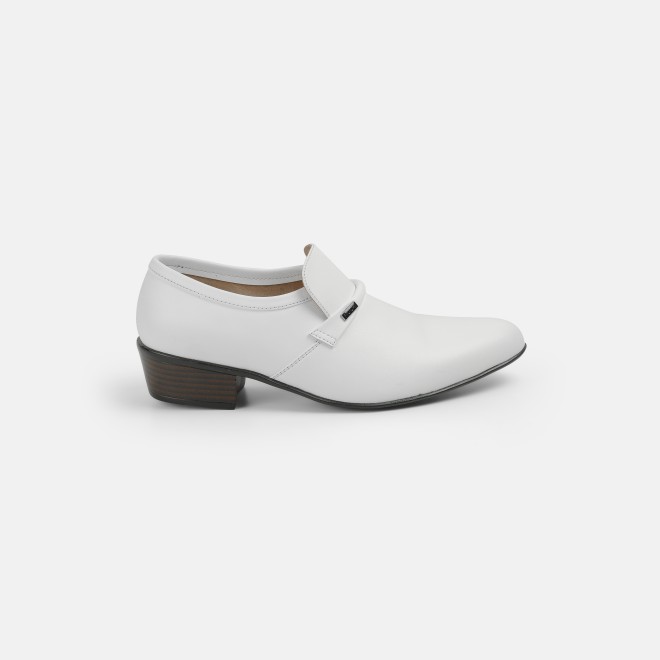 Mochi Men White Formal Moccasin (SKU: 19-6127-16-39)