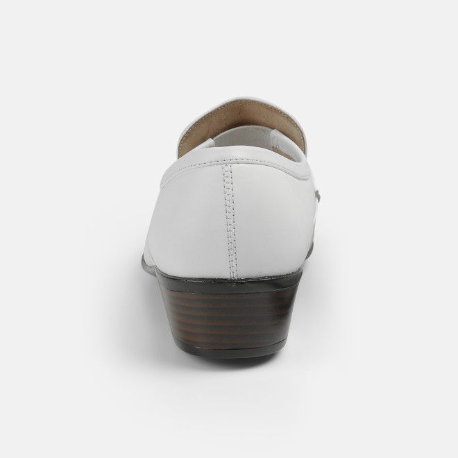 Mochi Men White Formal Moccasin (SKU: 19-6127-16-39)