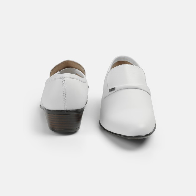 Mochi Men White Formal Moccasin (SKU: 19-6127-16-39)