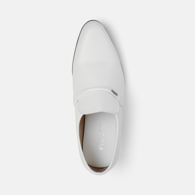 Mochi Men White Formal Moccasin (SKU: 19-6127-16-39)