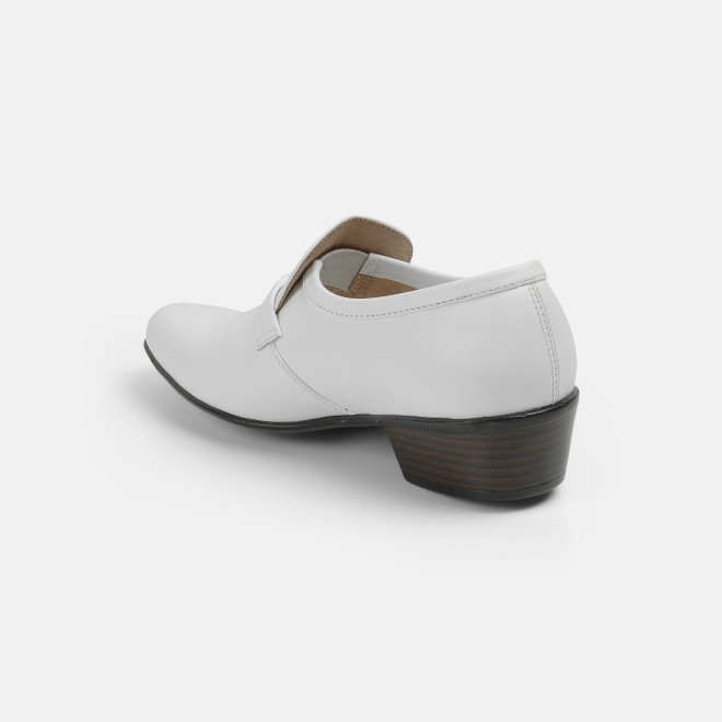 Mochi Men White Formal Moccasin (SKU: 19-6127-16-39)