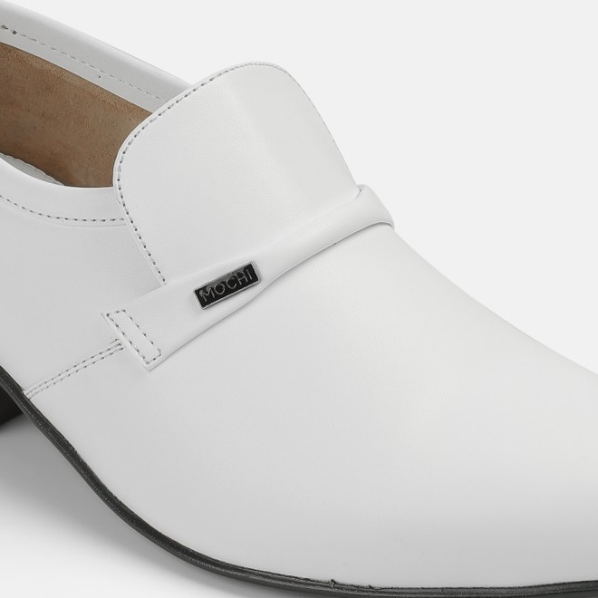 Mochi Men White Formal Moccasin (SKU: 19-6127-16-39)