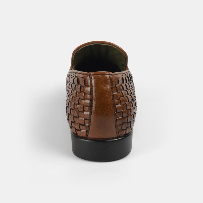 Mochi Men Tan Formal Moccasin (SKU: 19-622-23-41)