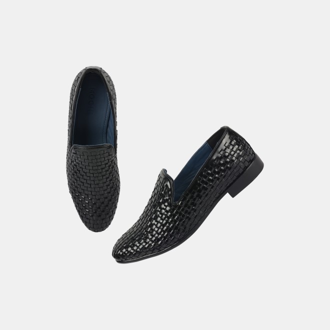 Mochi Men Black Formal Moccasin (SKU: 19-622-11-41)