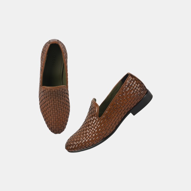 Mochi Men Tan Formal Moccasin (SKU: 19-622-23-41)
