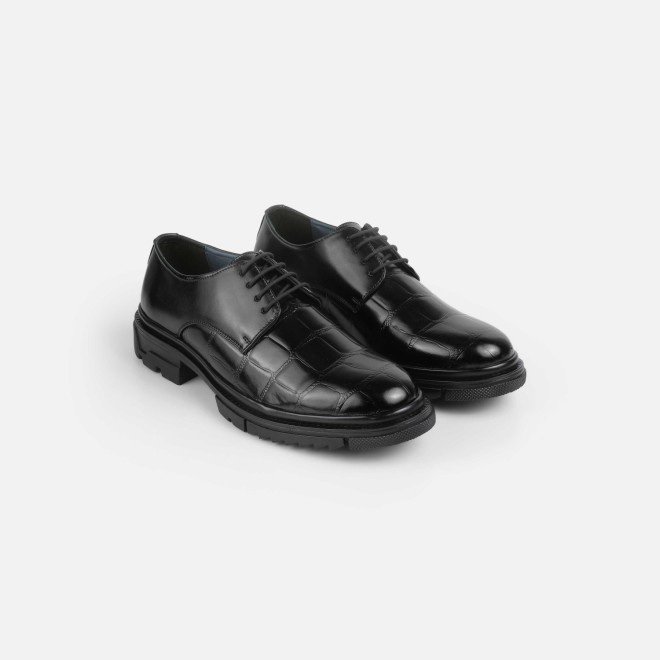 Mochi Men Black Formal Lace Ups (SKU: 19-625-11-41)