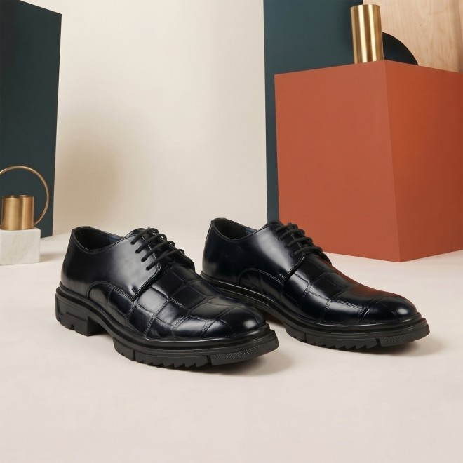 Mochi Men Black Formal Lace Ups (SKU: 19-625-11-41)