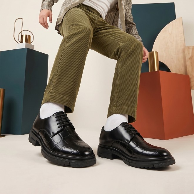 Mochi Men Black Formal Lace Ups (SKU: 19-625-11-41)