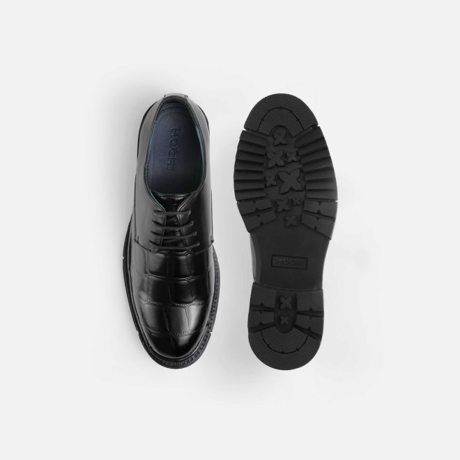 Mochi Men Black Formal Lace Ups (SKU: 19-625-11-41)