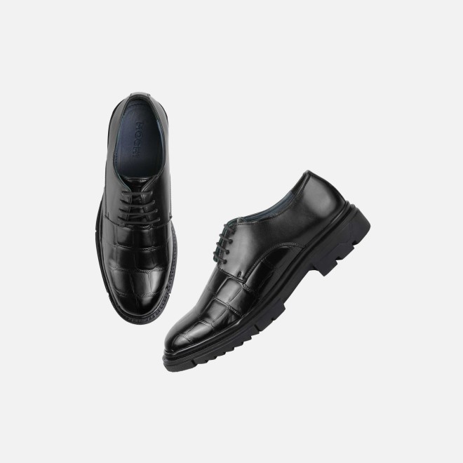 Mochi Men Black Formal Lace Ups (SKU: 19-625-11-41)