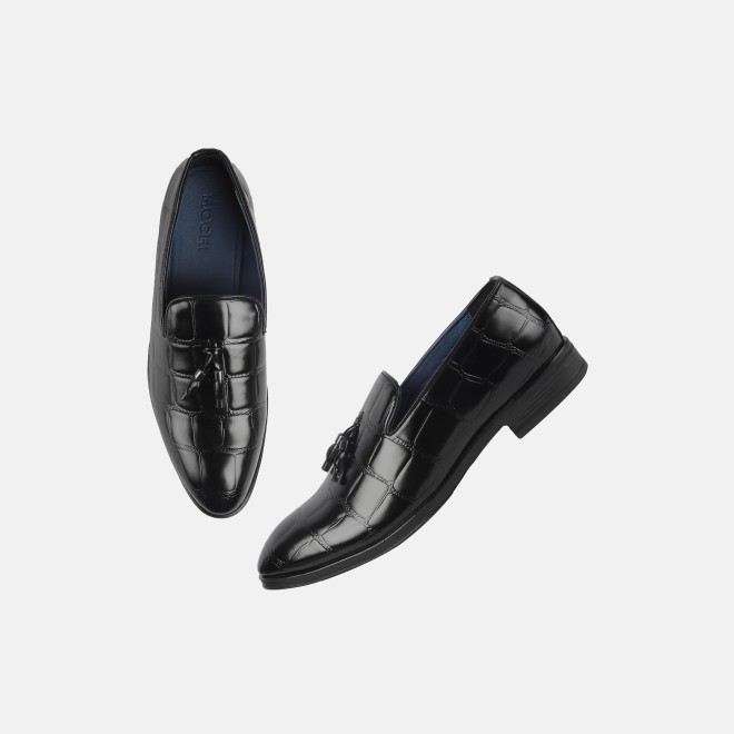 Mochi Men Black Party Moccasin (SKU: 19-628-11-41)