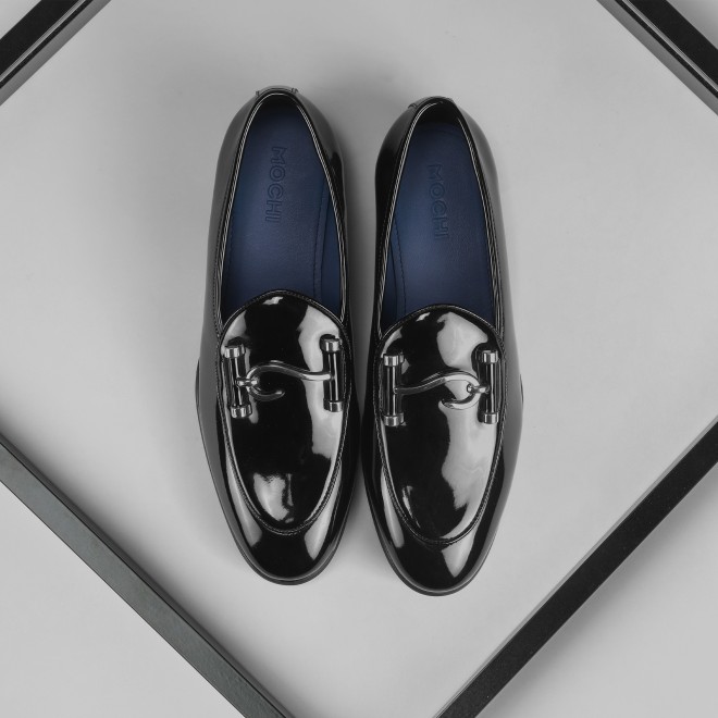 Mochi Men Black Party Moccasin