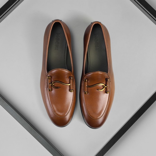 Mochi Men Tan Party Moccasin