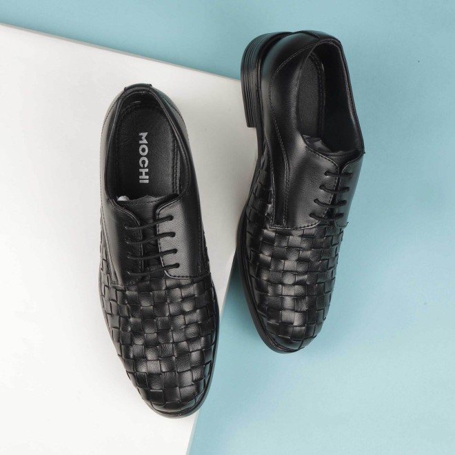 Mochi Men Black Formal Lace Ups