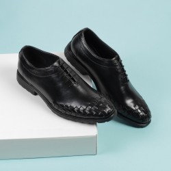 Mochi Men Black Formal Lace Ups