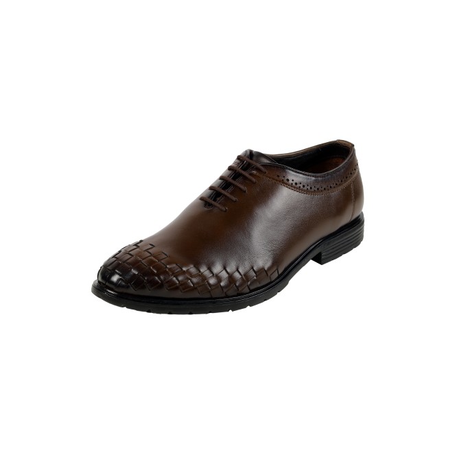 Mochi Men Brown Formal Lace Ups (SKU: 19-635-12-40)