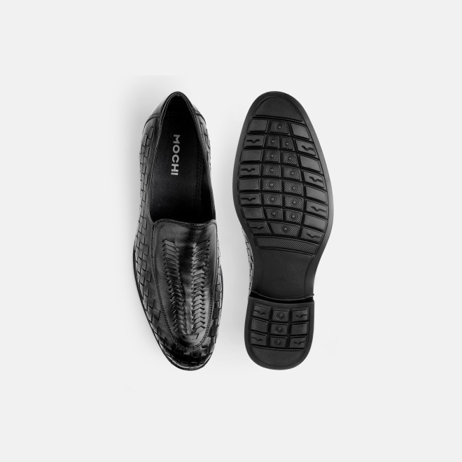 Mochi Men Black Party Moccasin (SKU: 19-636-11-43) Mochi Men Black Party Moccasin (SKU: 19-636-11-43)