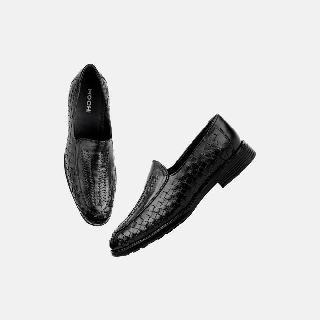 Mochi Men Black Party Moccasin (SKU: 19-636-11-43) Mochi Men Black Party Moccasin (SKU: 19-636-11-43)