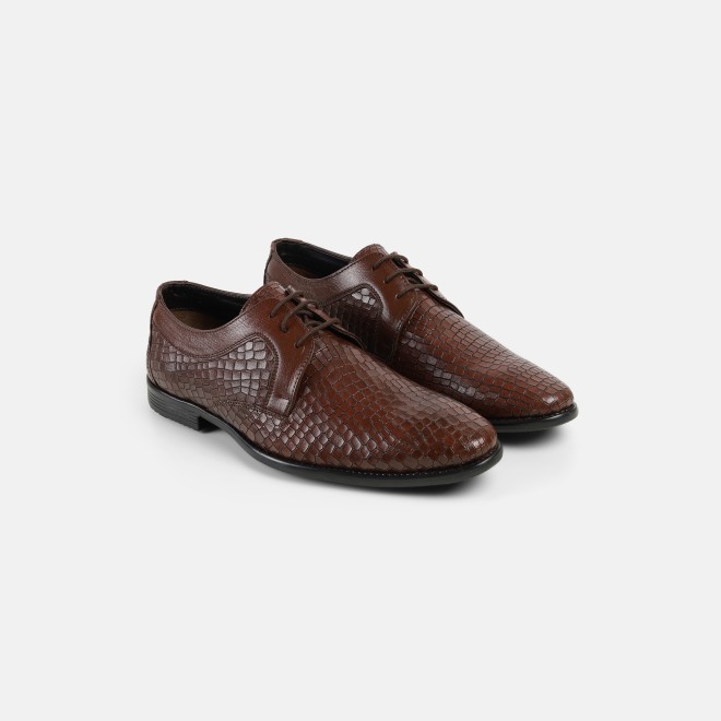 Mochi Men Maroon Formal Lace Ups (SKU: 19-639-44-41)