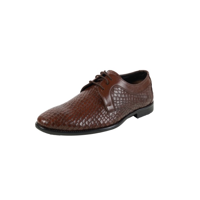 Mochi Men Maroon Formal Lace Ups (SKU: 19-639-44-41)