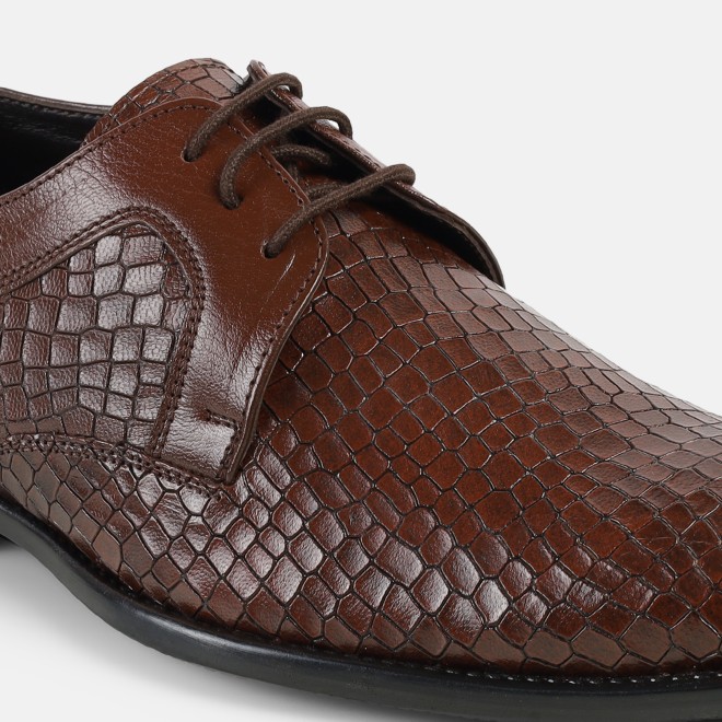 Mochi Men Maroon Formal Lace Ups (SKU: 19-639-44-41)