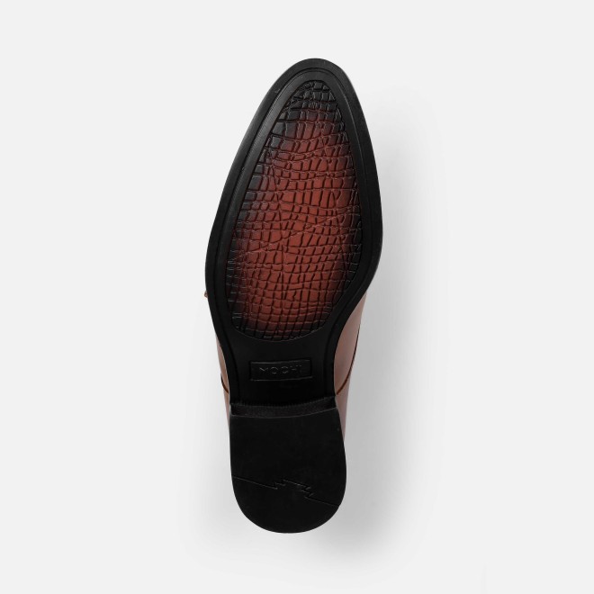 Mochi Men Tan Formal Moccasin (SKU: 19-644-23-40)