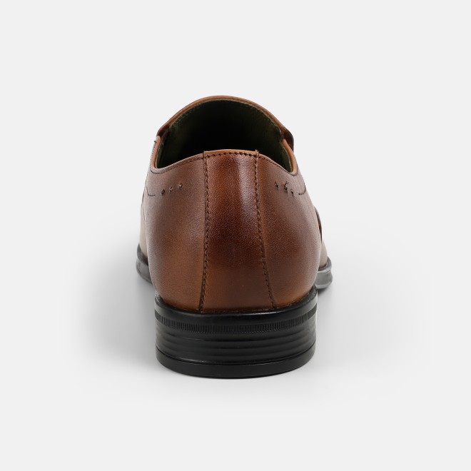 Mochi Men Tan Formal Moccasin (SKU: 19-645-23-41)