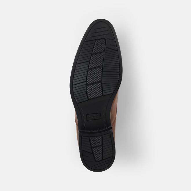 Mochi Men Tan Formal Moccasin (SKU: 19-645-23-41)