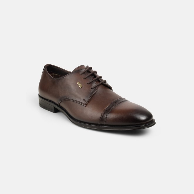 Mochi Men Brown Formal Lace Ups (SKU: 19-650-12-41)