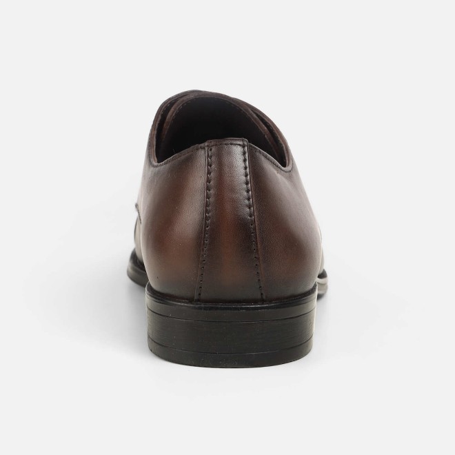 Mochi Men Brown Formal Lace Ups (SKU: 19-650-12-41)