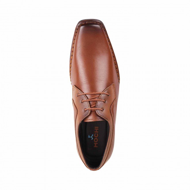 Mochi Men Tan Formal Moccasin (SKU: 19-6501-23-40)