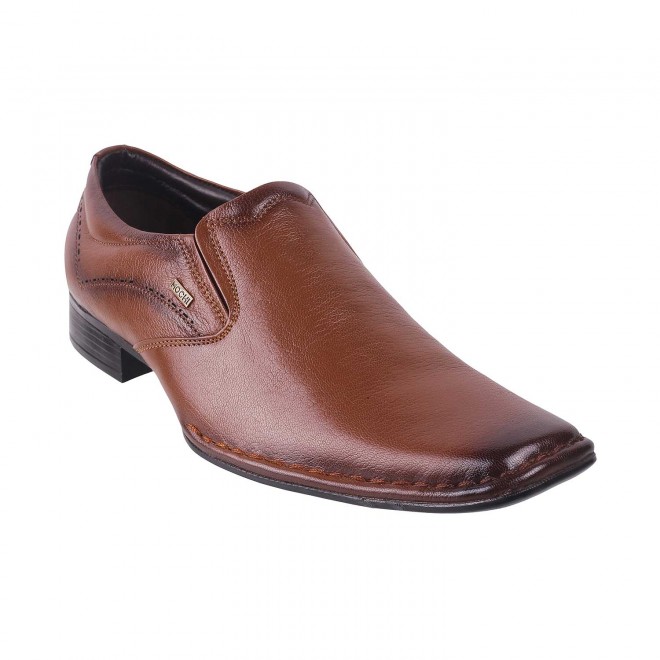 Mochi Men Tan Formal Moccasin (SKU: 19-6502-23-41)
