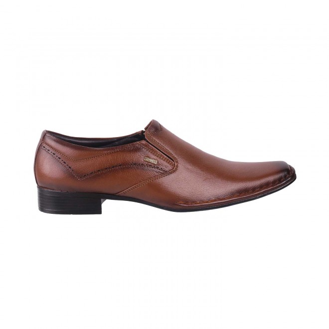 Mochi Men Tan Formal Moccasin (SKU: 19-6502-23-41)