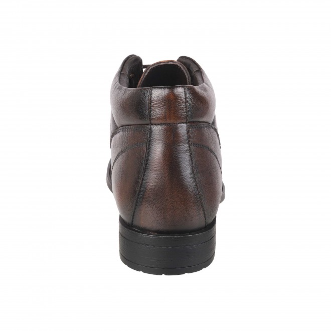 Mochi Men Brown Formal Boots (SKU: 19-6523-12-40)
