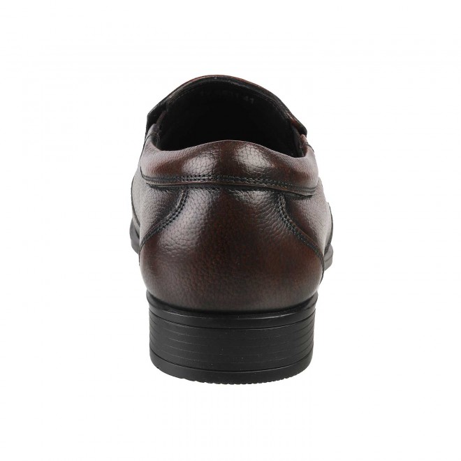 Mochi Men Brown Formal Moccasin (SKU: 19-6531-12-41)