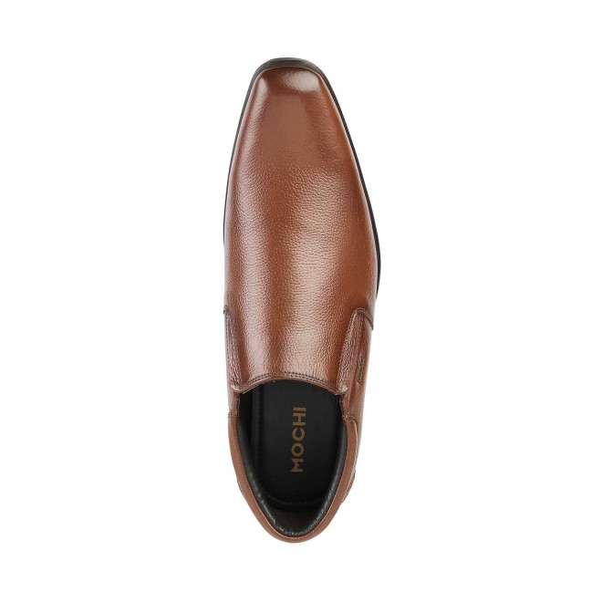 Mochi Men Tan Formal Moccasin (SKU: 19-6531-23-40)