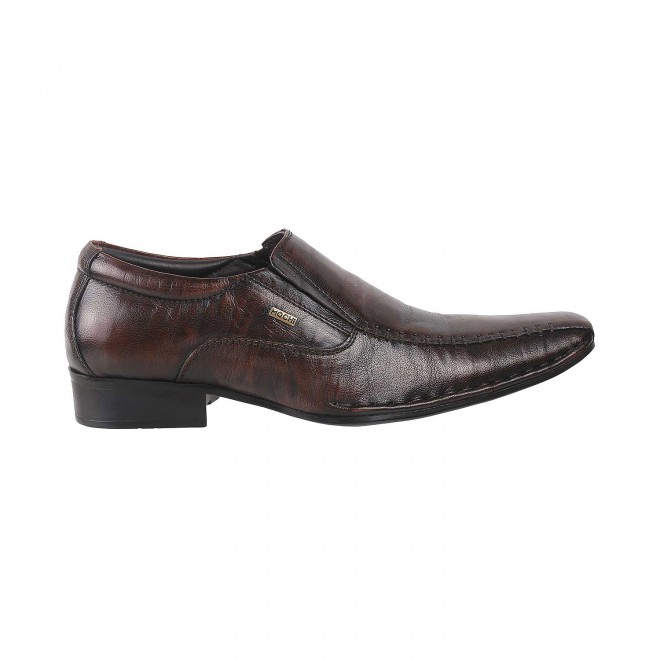 Mochi Men Brown Formal Moccasin (SKU: 19-6533-12-41)