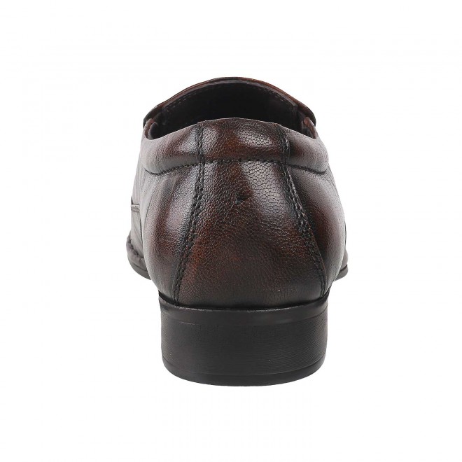 Mochi Men Brown Formal Moccasin (SKU: 19-6533-12-41)