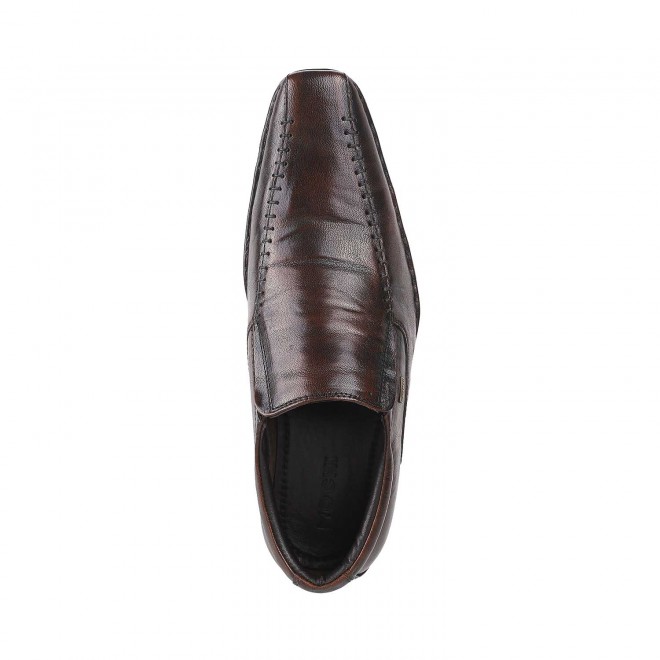 Mochi Men Brown Formal Moccasin (SKU: 19-6533-12-41)