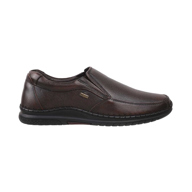 Mochi Men Brown Casual Loafers (SKU: 19-6580-12-40)