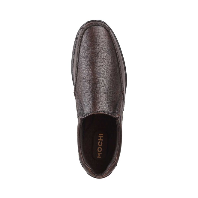 Mochi Men Brown Casual Loafers (SKU: 19-6580-12-40)