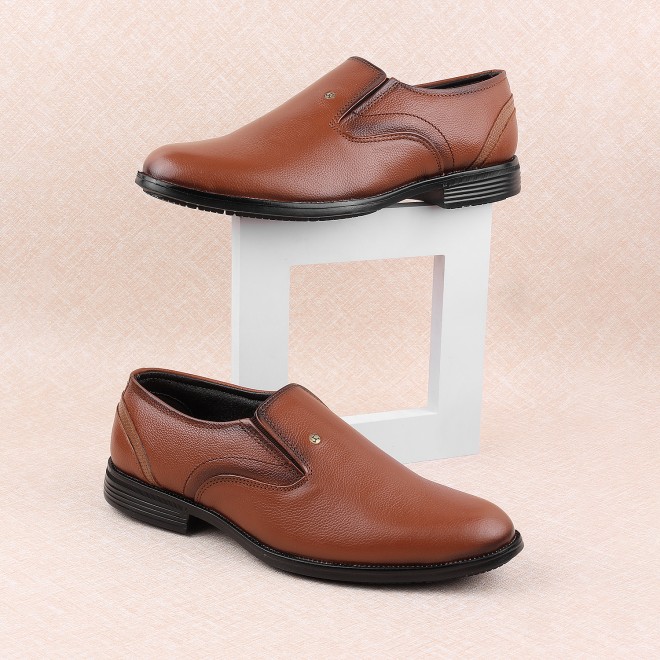 Mochi Men Tan Formal Moccasin