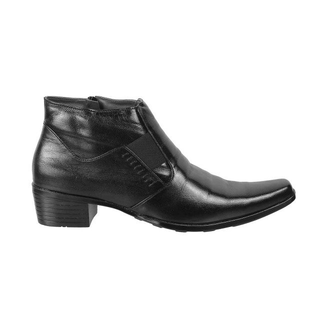 Mochi Men Black Formal Boots (SKU: 19-6650-11-41)