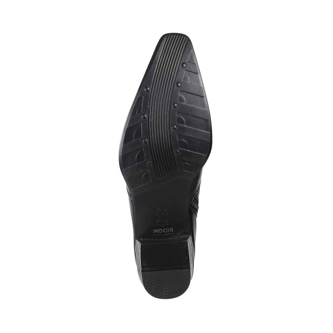 Mochi Men Black Formal Boots (SKU: 19-6650-11-41)