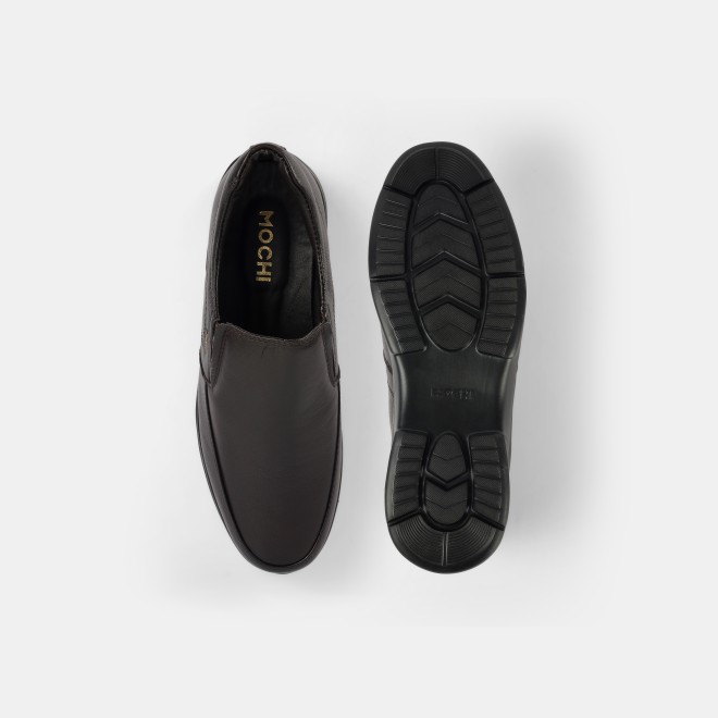 Mochi Men Brown Formal Moccasin (SKU: 19-669-12-40)