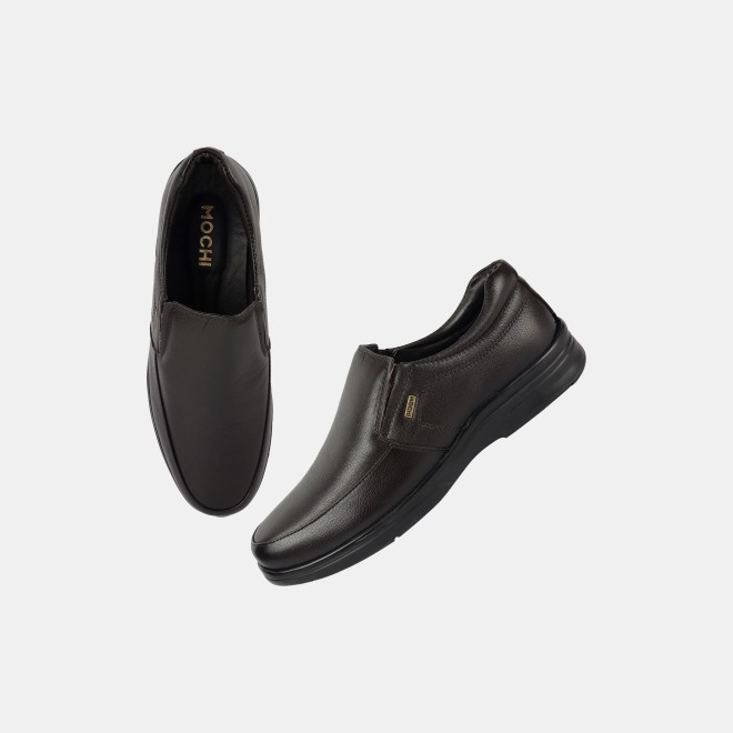 Mochi Men Brown Formal Moccasin (SKU: 19-669-12-40)
