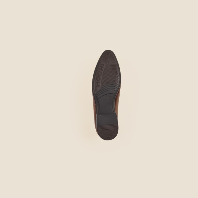 Mochi Men Tan Formal Moccasin (SKU: 19-6701-23-40)